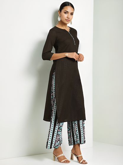 Tong Pure Cotton Kurta with Palazzos